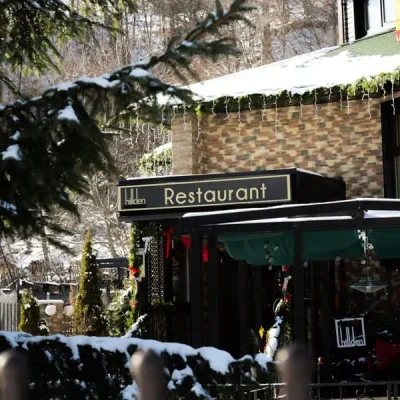 Cazare si restaurant Simon Bran cu loc de joaca in interior Hillden