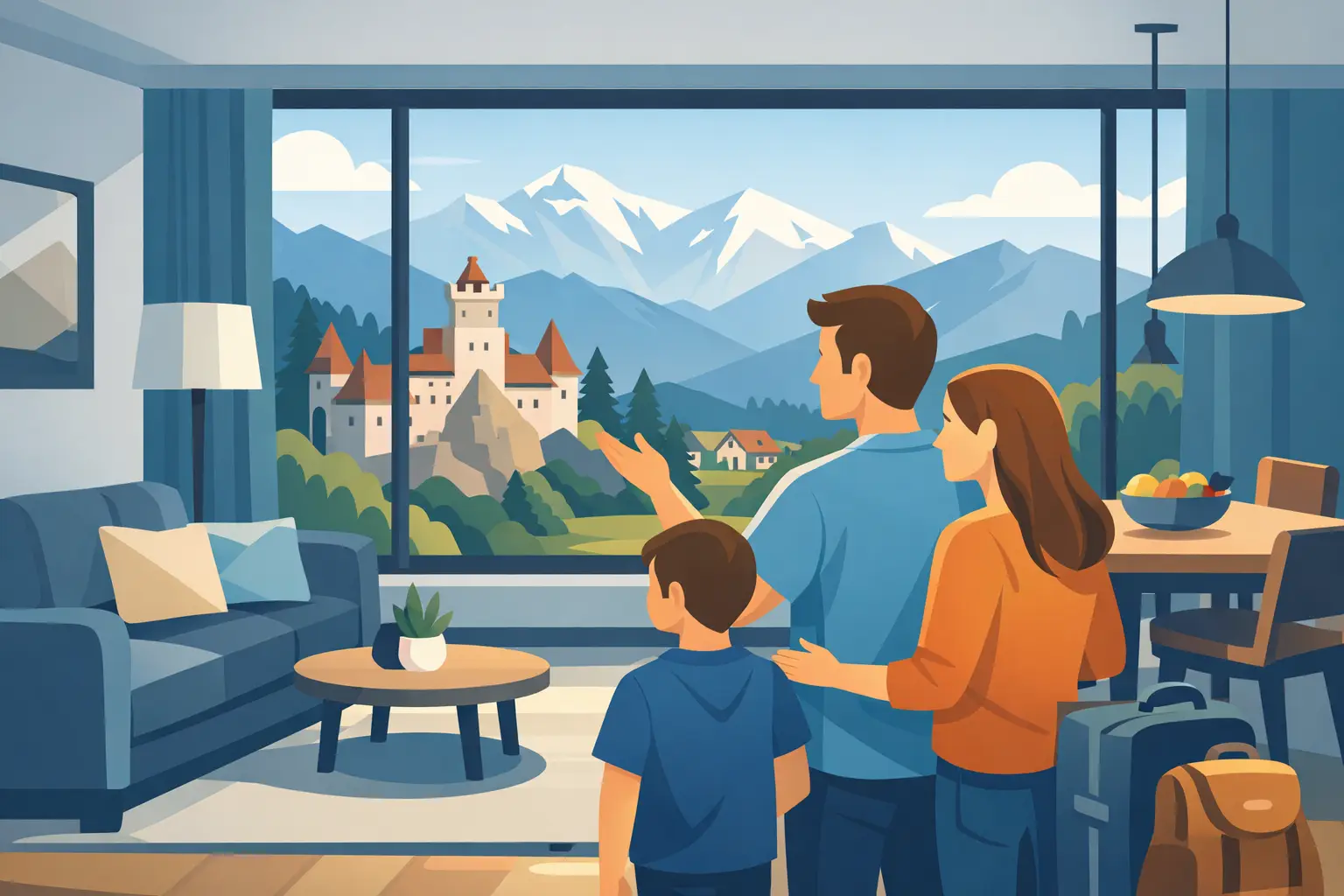 Apartament pentru familie Bran - ce merită