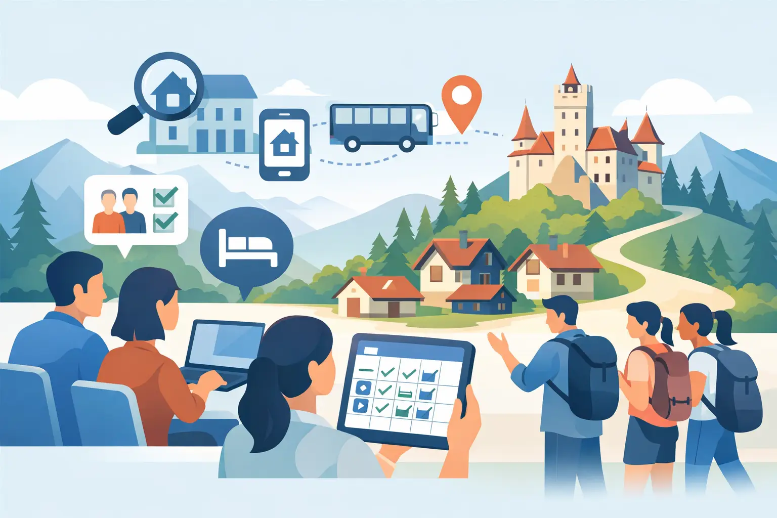 Group Accommodation Booking Guide for Bran Trips